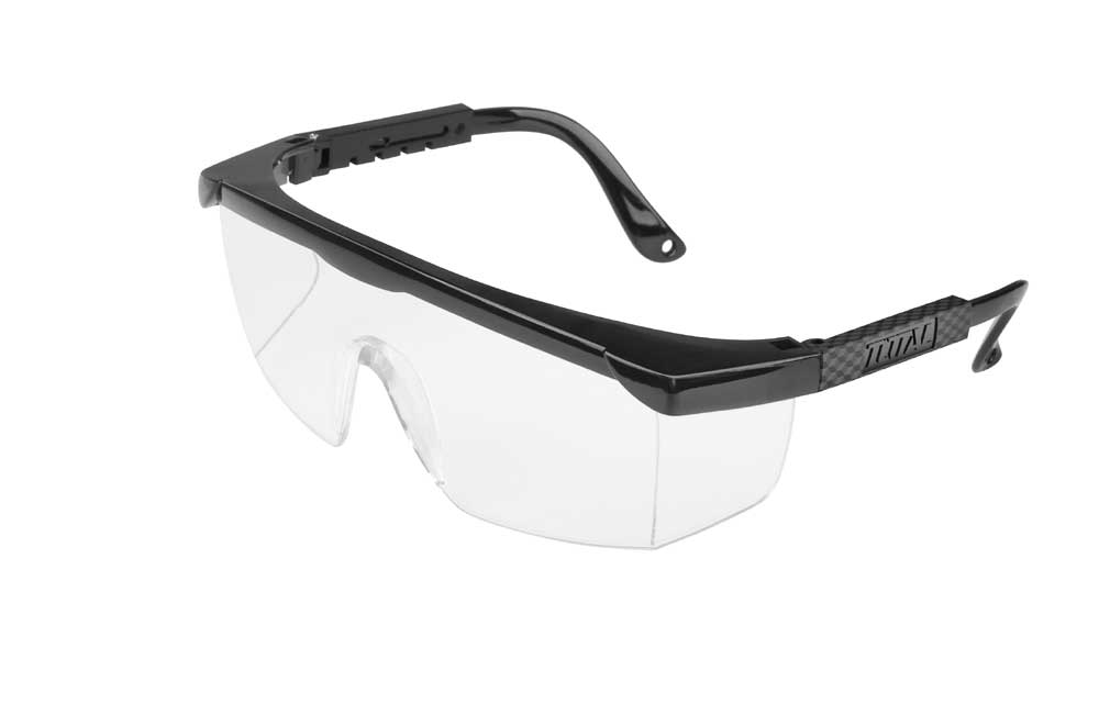 Total Tools 5Pcs Safety Goggles With Adjustable Temple Length