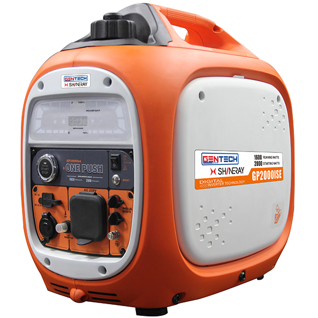 Gentech – Digital Pure Sine Wave Inverter Generator – Orange – 2kVA
