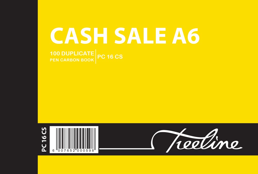 Treeline A6L – Duplicate Pen Carbon Book  – Cash Sale – Pack of 10