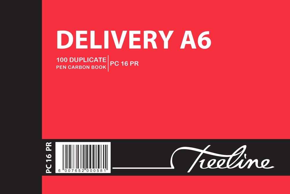 Treeline A6L – Duplicate Pen Carbon Book  – Delivery – Pack of 10