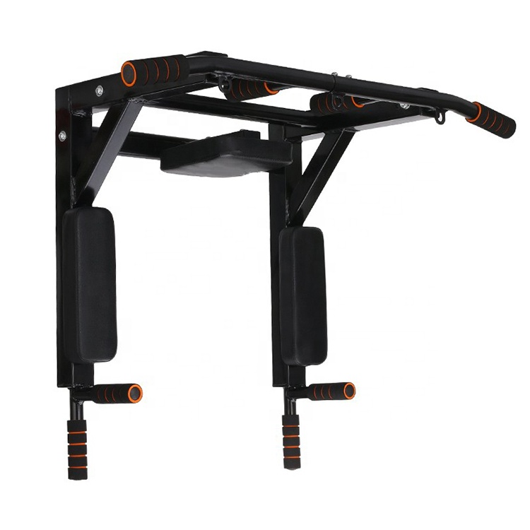 TechnoFit Pull Up Bar Multifunction 8-in-1 Exercise Station – Black