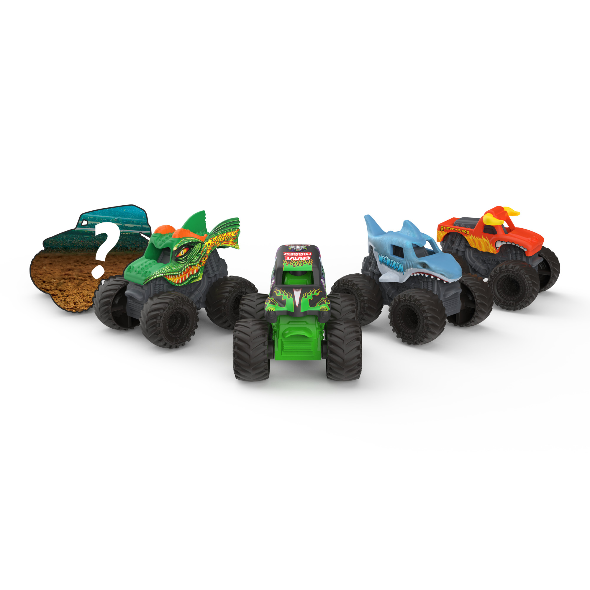 Monster Jam Mini Scale 5 Pack