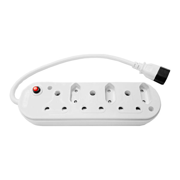 Selectrix IEC Multiplug for UPS – 3x16A + 3x5A – White