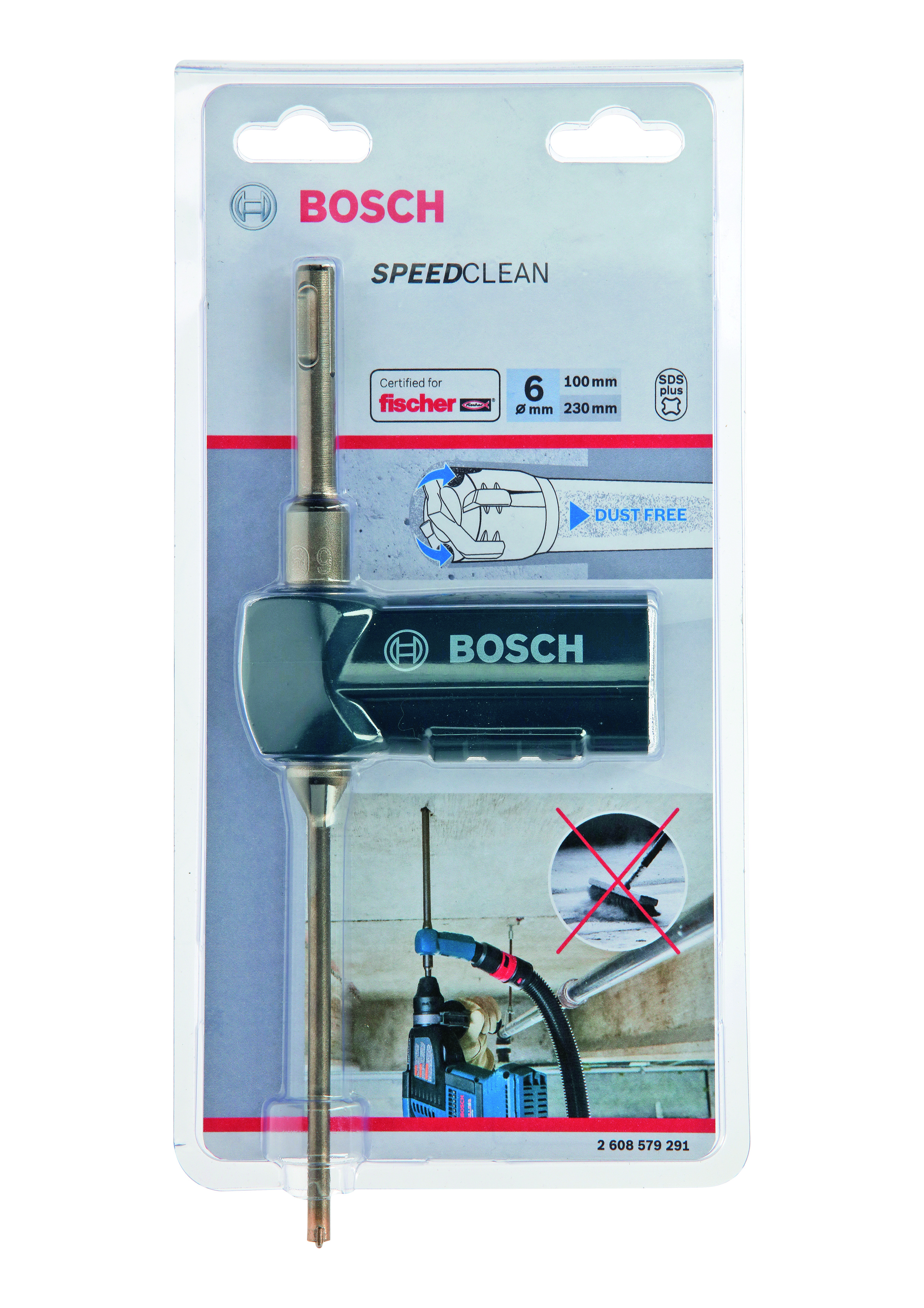 SDS-Plus-9 Speedclean 6 X 100 X 230 Drill Bit