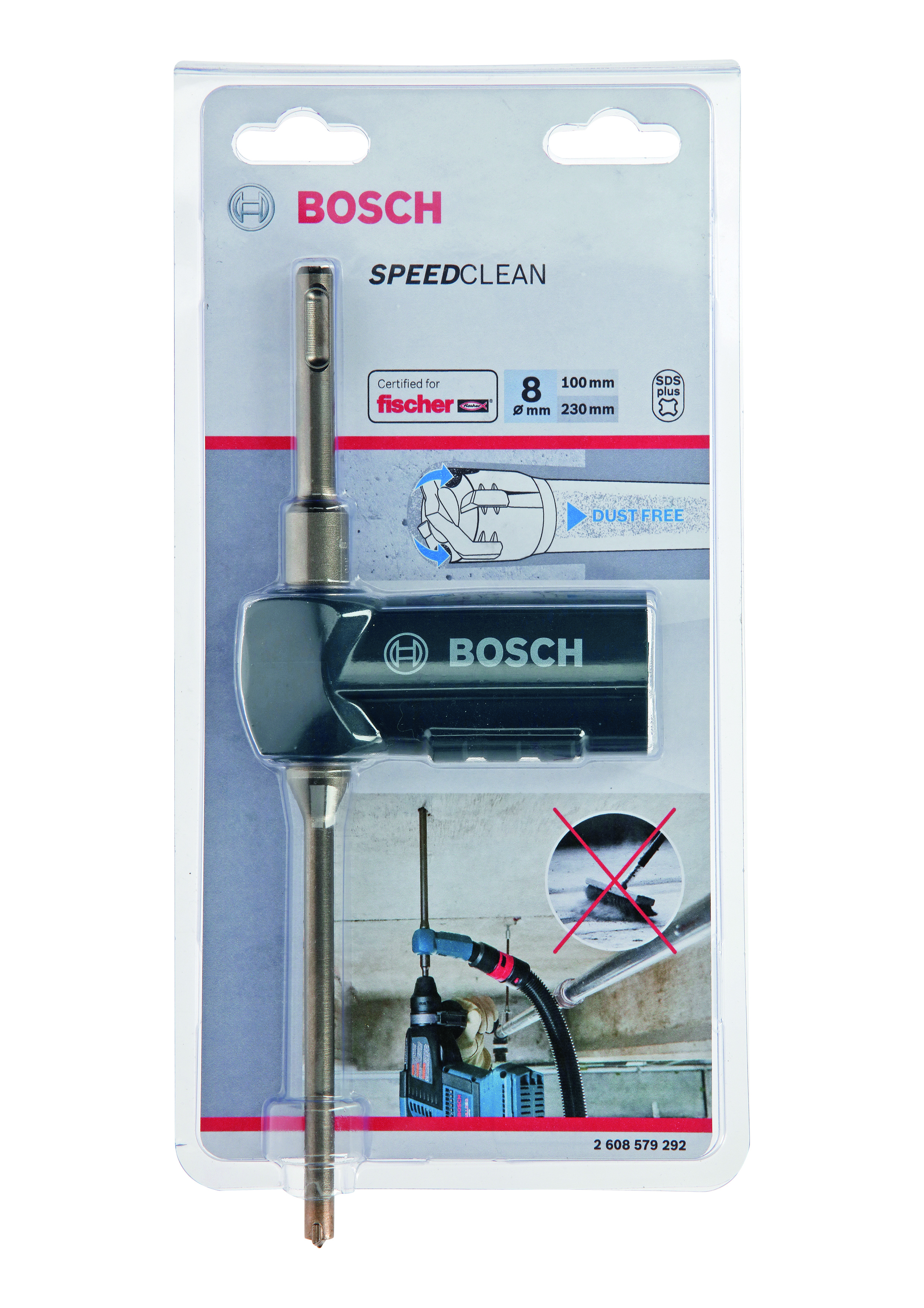 SDS-Plus-9 Speedclean 8 X 100 X 230 Drill Bit