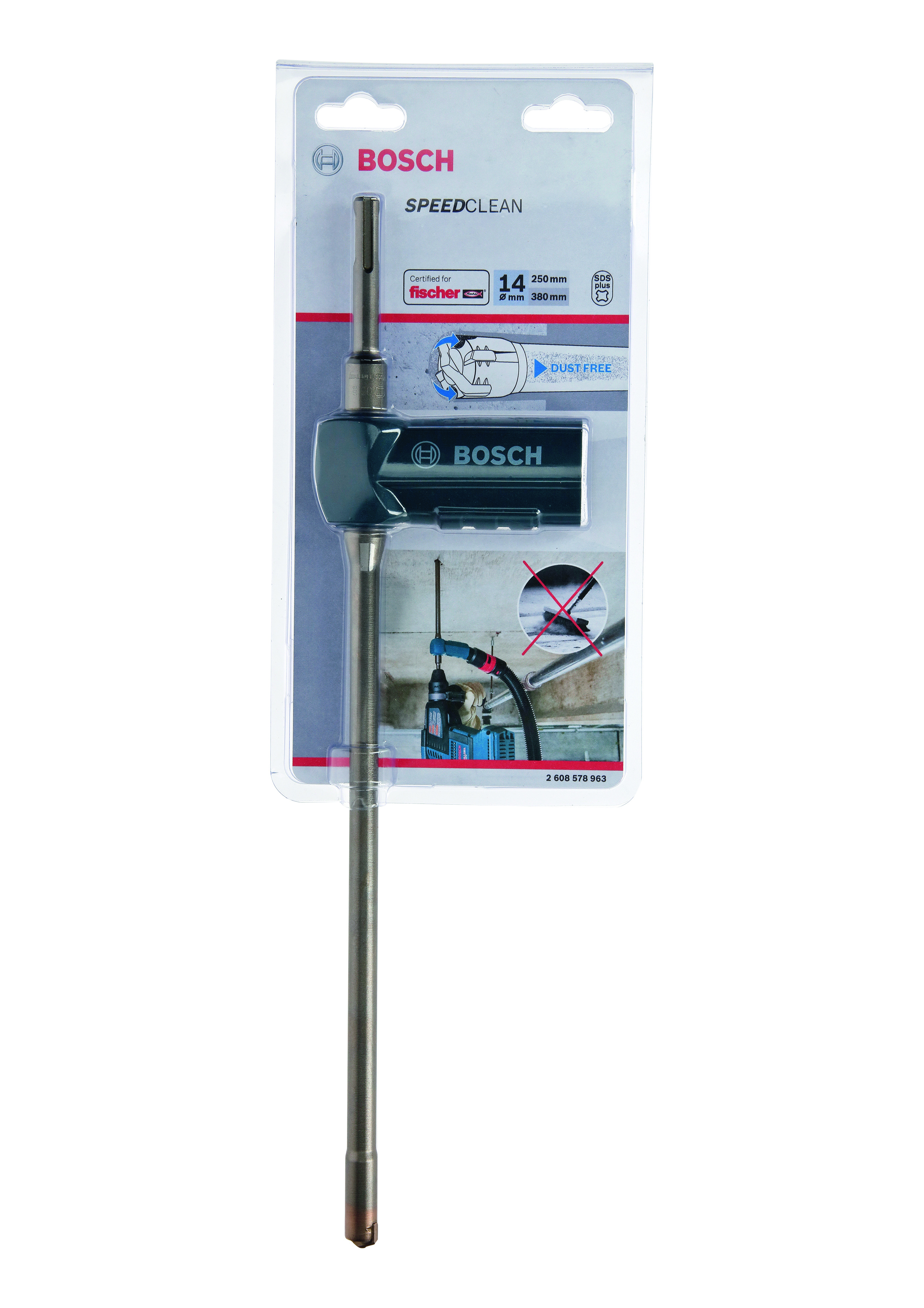 SDS-Plus-9 Speedclean 14 X 250 X 380 Drill Bit