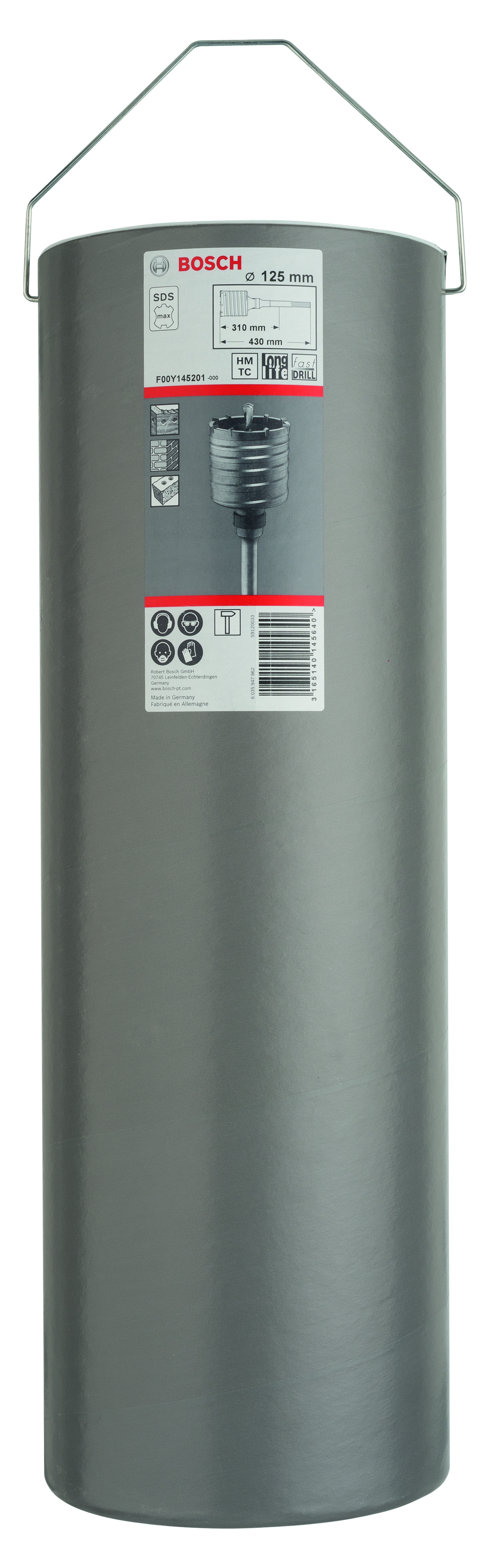 SDS-Max-9 Core Cutter 125 X 80 X 300mm