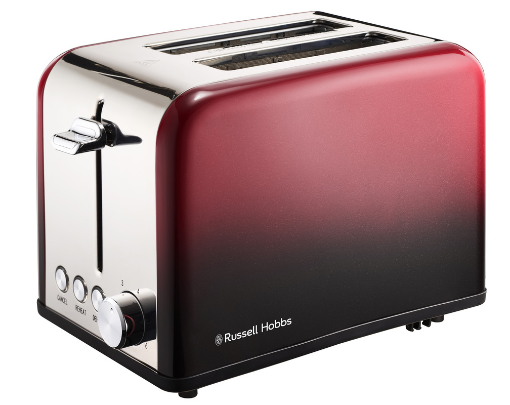 Russell Hobbs – 2-slice toaster Ombre – Red
