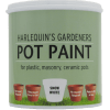 Harlequin – Pot Paint For Plastic, Masonry and Ceramic Pots – 1 Litre – Snow White Harlequin – Pot Paint For Plastic, Masonry and Ceramic Pots – 1 Litre – Snow White
