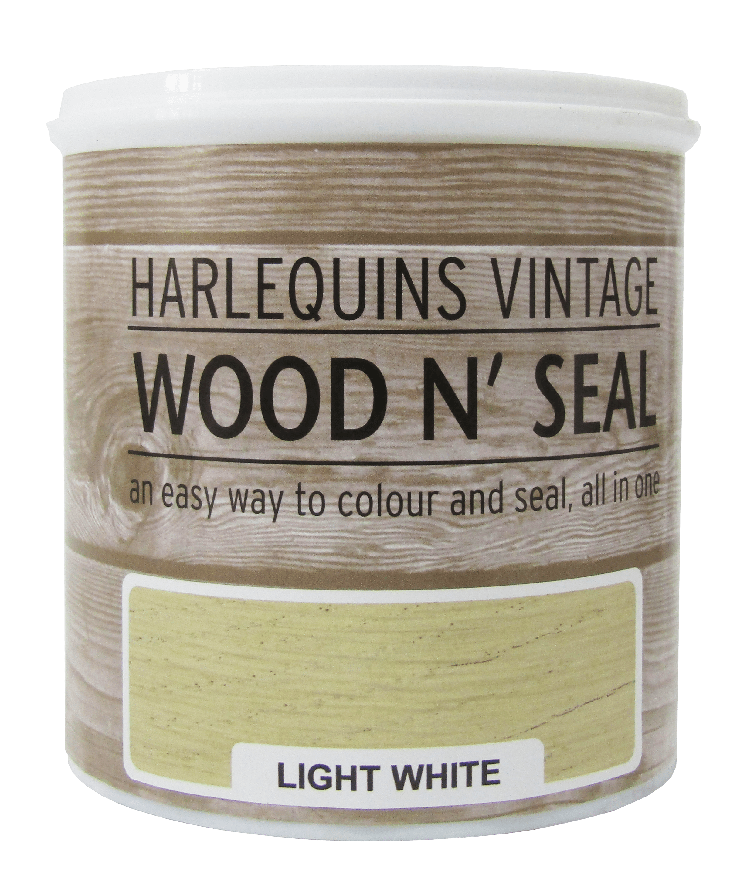 Harlequin – Wood n’ Seal – Colour and Sealant for Raw Wood – 1 Litre – Light White