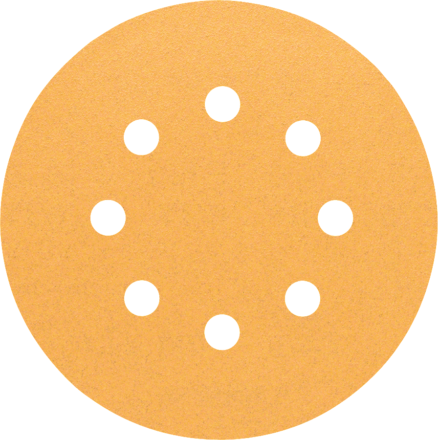 Best Wood+Paint random orbital sanders 125 mm 120 8 holes 5 Piece
