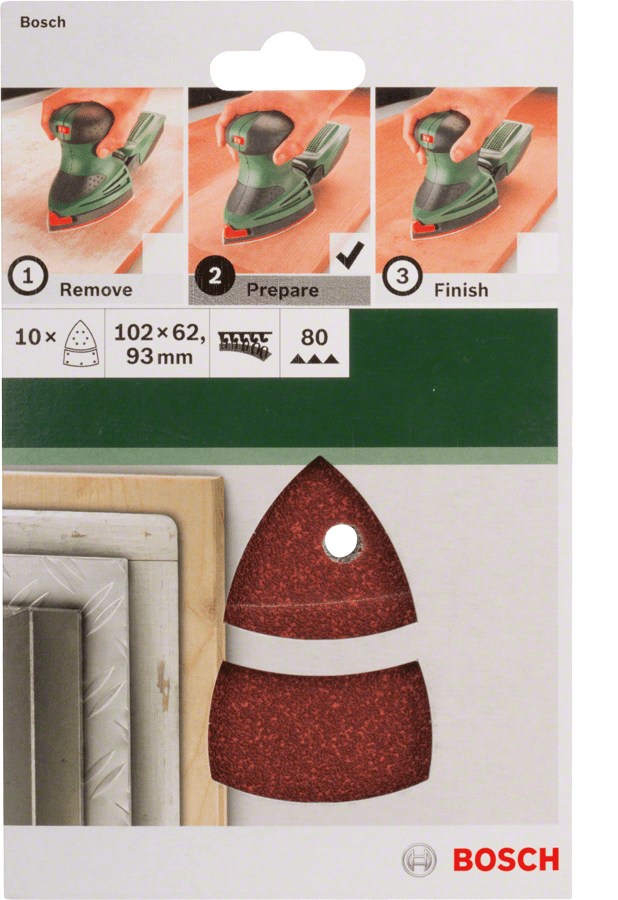 For multi-sanders 102 x 62/93 mm 80 10 Piece