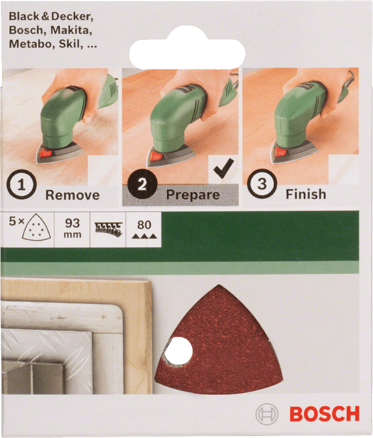 For delta sanders 93 mm 80 5 Piece