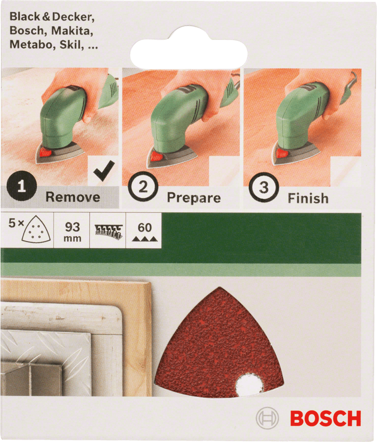 For delta sanders 93 mm 60 5 Piece