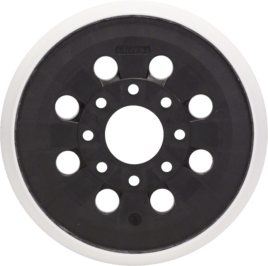Sanding pad medium-hard random orbital sanders 125 mm