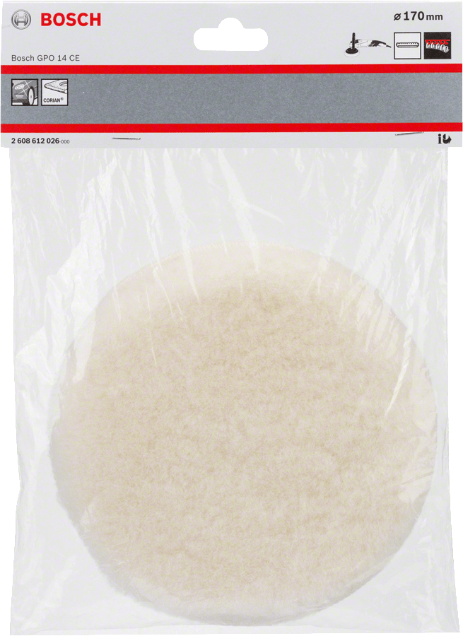 Lambskin disc diameter 170 mm