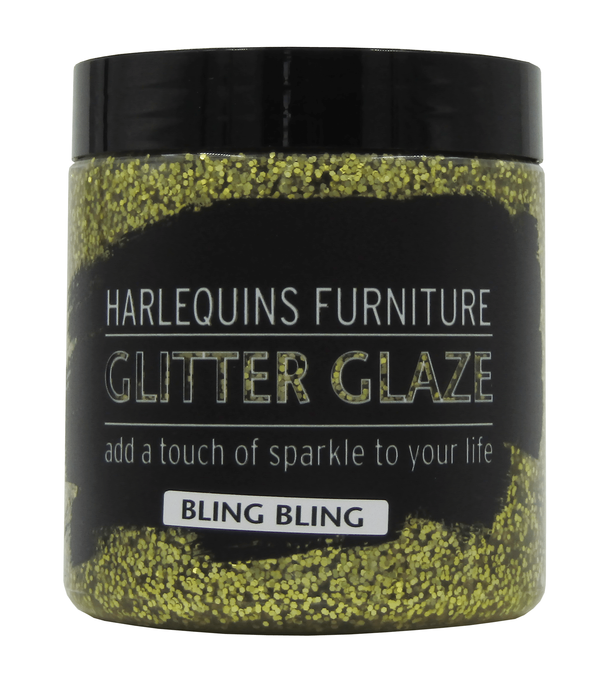 Harlequin – Glitter Glaze Paint For Furniture and Walls – 450ml – Bling Bling