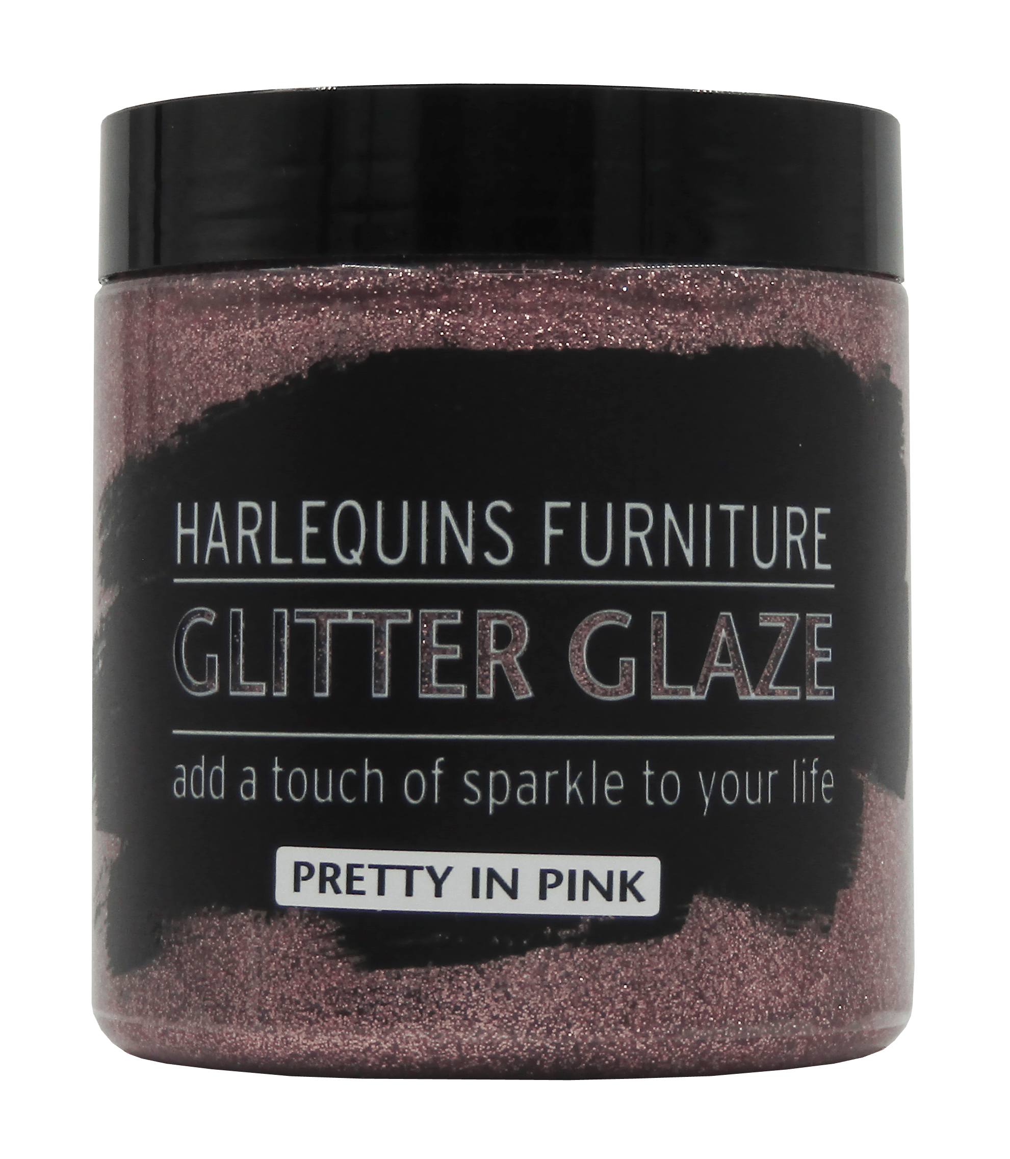 Harlequin – Glitter Glaze Paint For Furniture and Walls – 450ml – Pretty In Pink