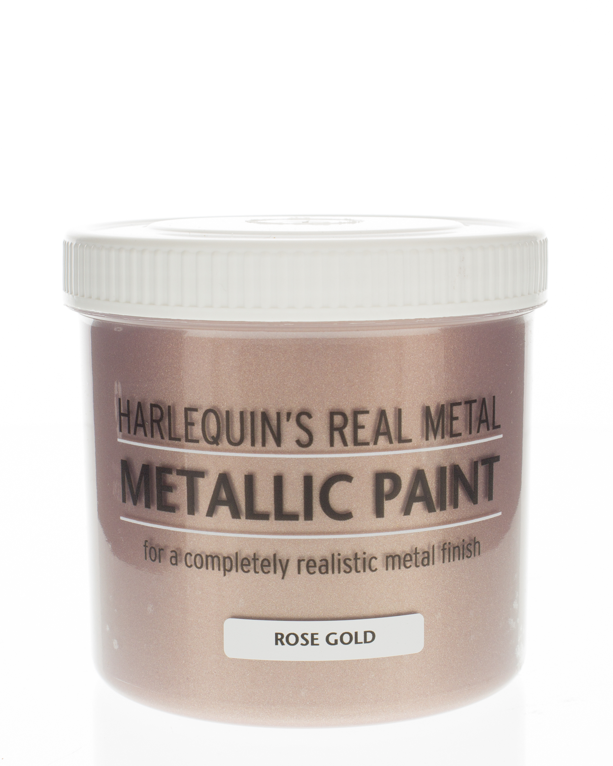 Harlequin – Metallic Paint / Real Metal Metallic Paint – 500ml – Rose Gold