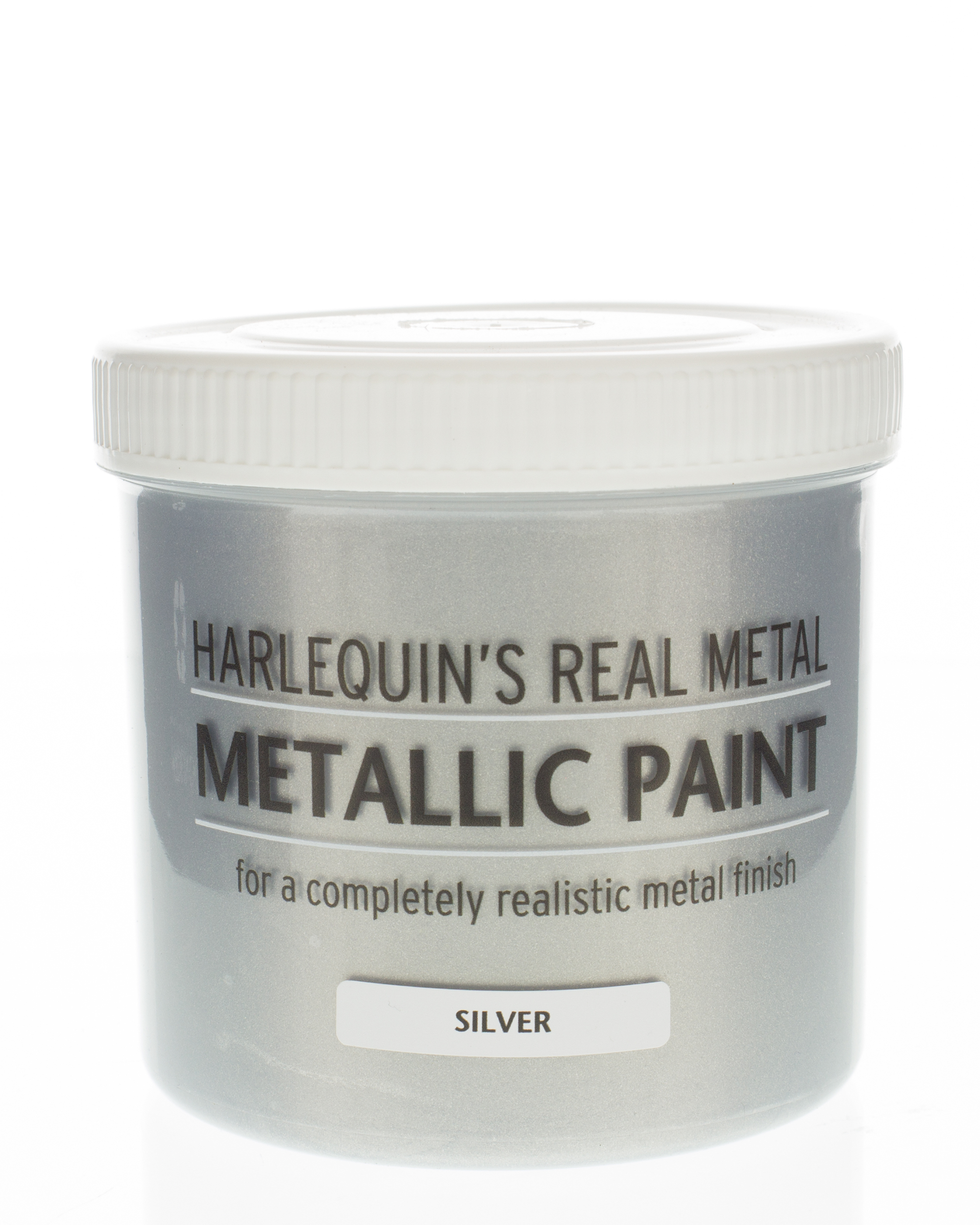 Harlequin – Metallic Paint / Real Metal Metallic Paint – 500ml – Silver