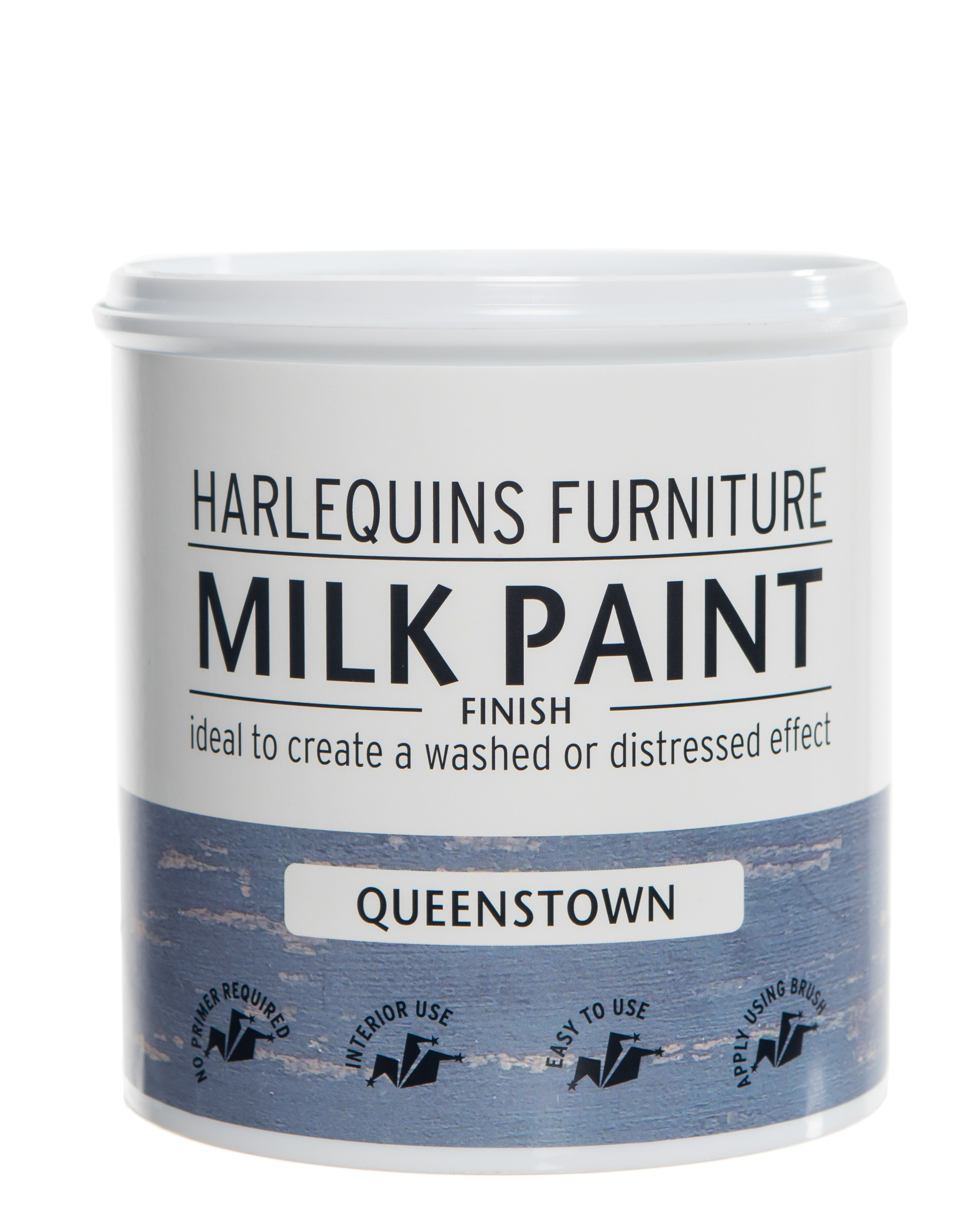 Harlequin – Milk Paint for Furniture, Walls & Decorative Items – 1 Litre – Queenstown