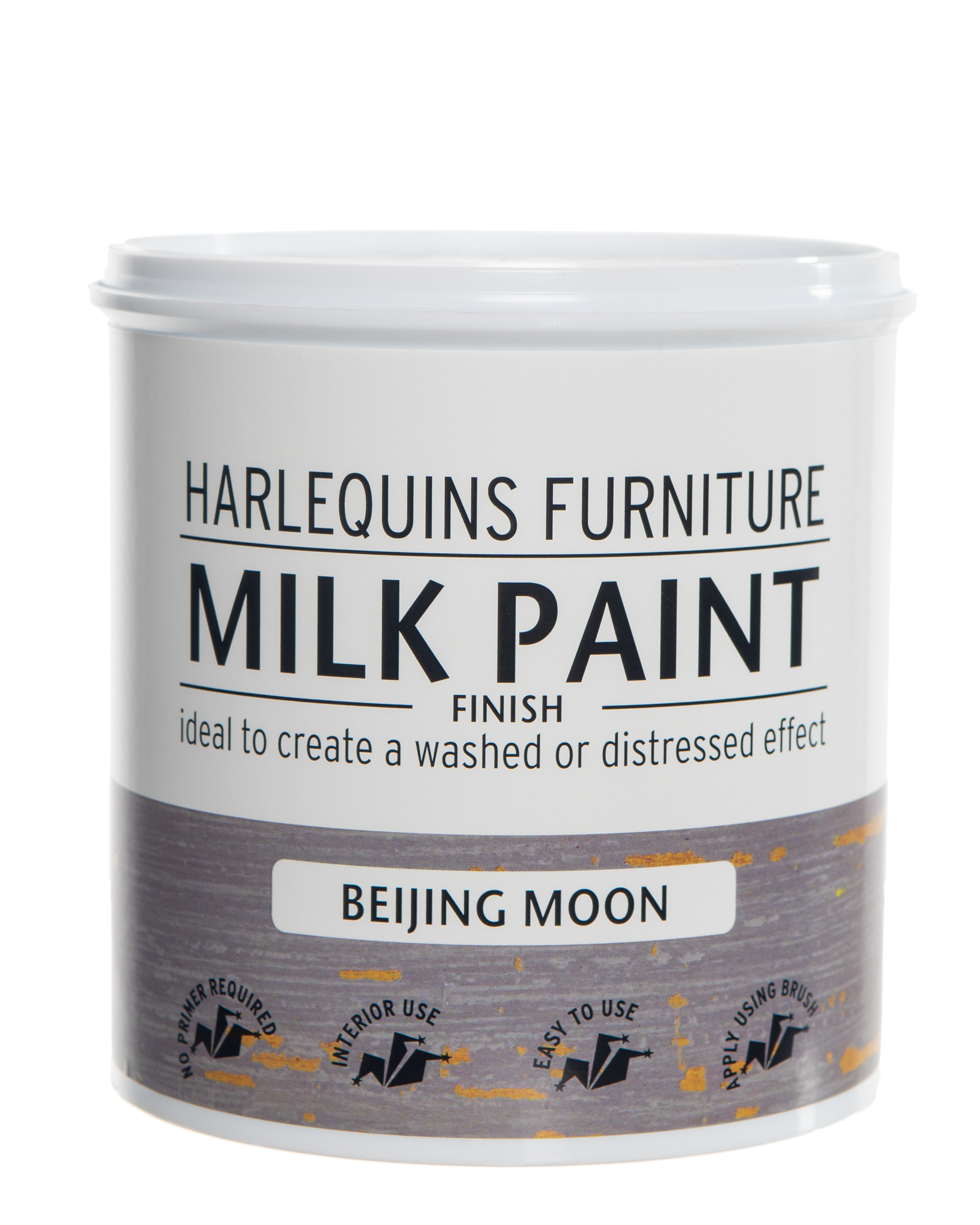 Harlequin – Milk Paint for Furniture, Walls & Decorative Items – 1 Litre – Beijing Moon