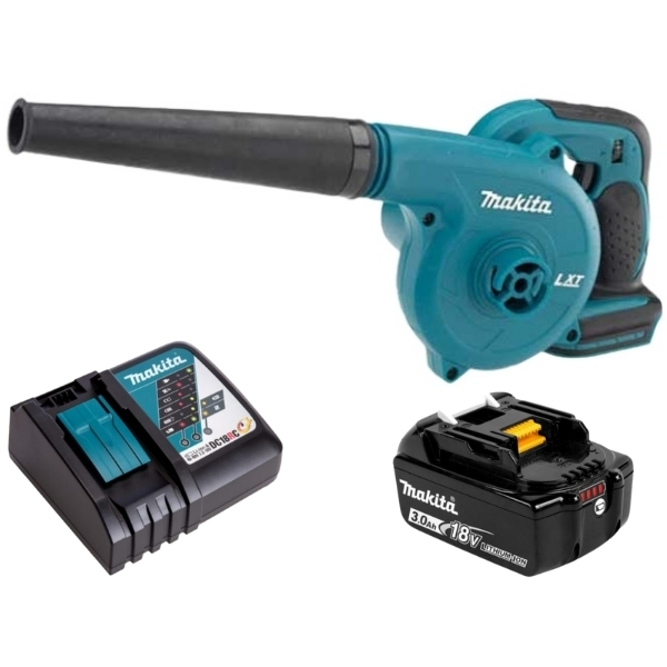 Makita – Cordless Blower, Li-ion 3Ah Battery and 18V Li-ion Charger
