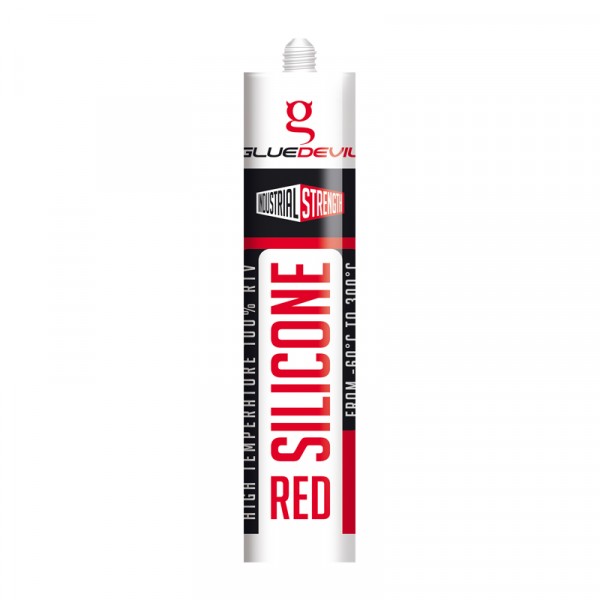 GlueDevil High Temperature Silicone – 310ml – Red