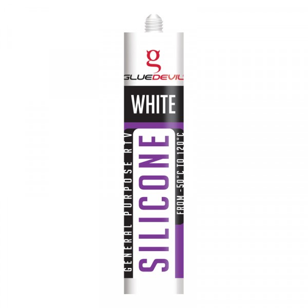 Bulk Pack 2 x GlueDevil Silicone Gd7 – 260ml – White