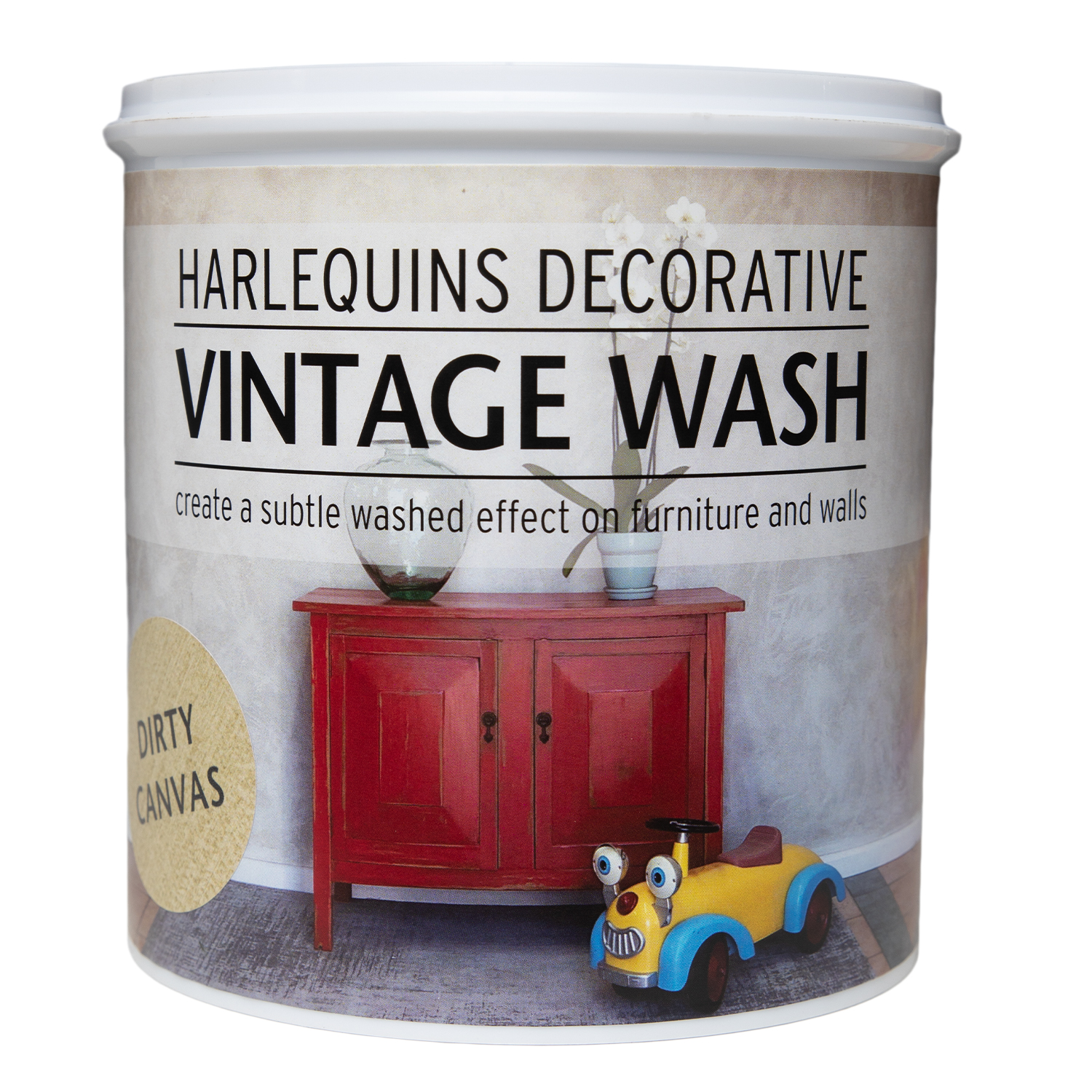 Harlequin – Vintage Wash (For Furniture and Walls) – 1 Litre – Dirty Canvas