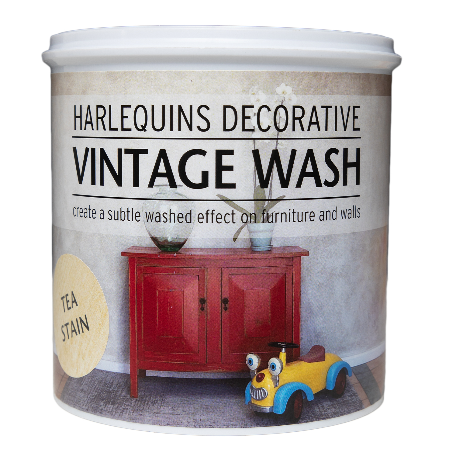 Harlequin – Vintage Wash (For Furniture and Walls) – 1 Litre – Tea Stain
