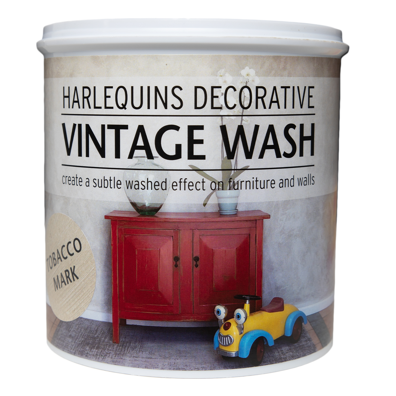 Harlequin – Vintage Wash (For Furniture and Walls) – 1 Litre – Tobacco Mark