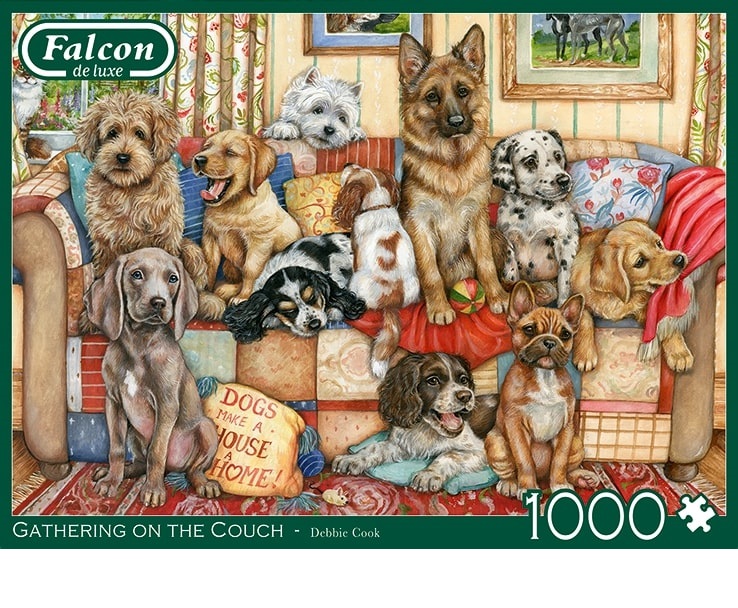 Jumbo Falcon Gathering On The Couch – 1000 Piece
