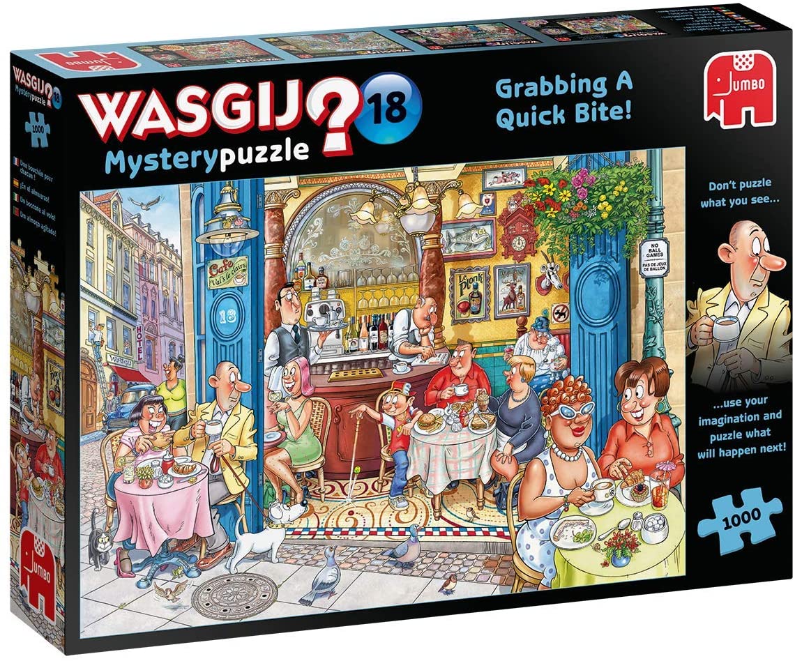 Jumbo Wasgij Mystery 18 Grabbing A Quick Bite – 1000 Piece