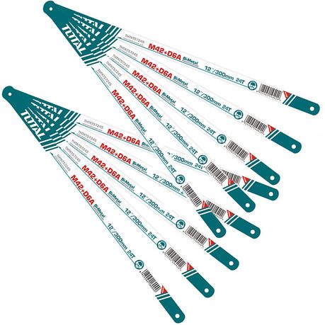 Total Tools 12″ Hacksaw Blade 5Pcs (2 Sets)