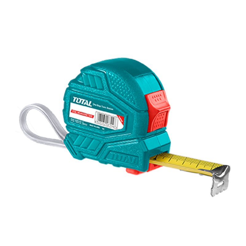 Total Tools 3Pcs Measuring Tape 5mx25mm Steel Double Button