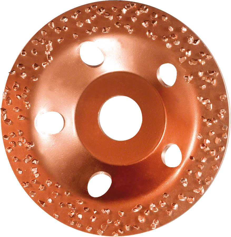 Tungsten carbide grinding head 115 x 22,23 mm, coarse, flat