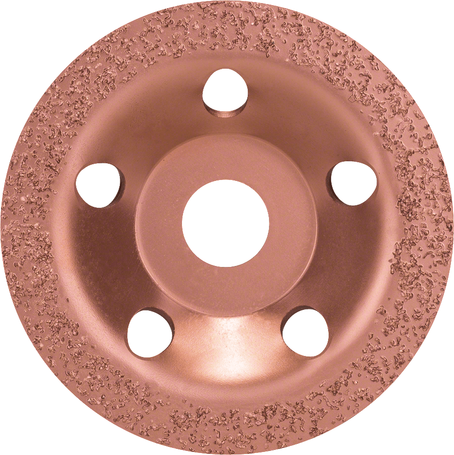 Tungsten carbide grinding head 115 x 22,23 mm, fine, flat