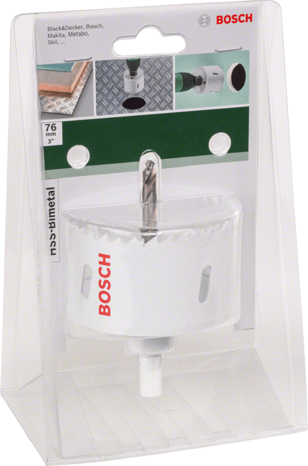 HSS bi-metal holesaw 76 mm
