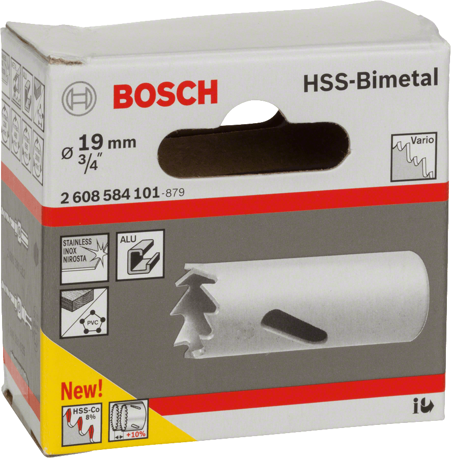 HSS bi-metal holesaw for standard adapters 20 mm, 25/32″