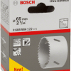 HSS bi-metal holesaw for standard adapters 65 mm, 2 9/16″ HSS bi-metal holesaw for standard adapters 65 mm, 2 9/16″