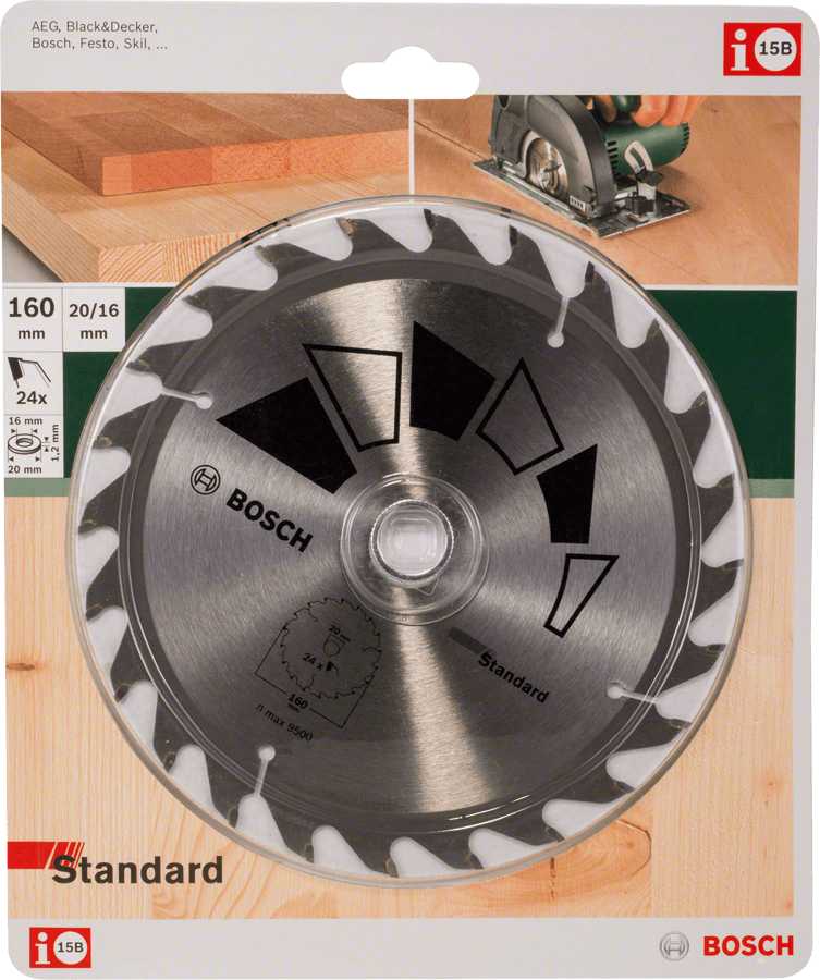 STANDARD 160 x 20/16, 24