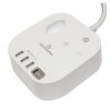Smartsocket Compact USB Power Charging Hub With 3 Pin Socket – White Smartsocket Compact USB Power Charging Hub With 3 Pin Socket – White
