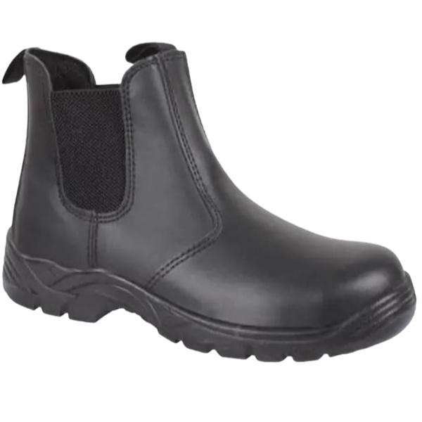 Pioneer – Safety Footwear / Steel Point Safety Shoes – Black – UK 12