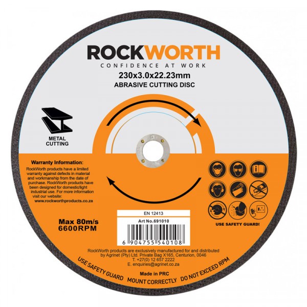 Rockworth Steel Cutting Disc – 400mm x 3.0mm