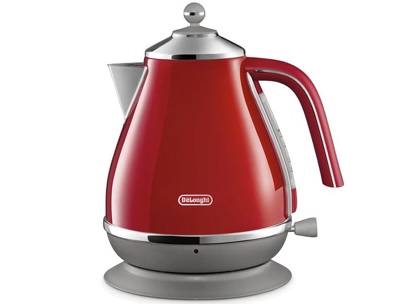 Delonghi Icona Capitals Kettle – Red KBOC3001.R