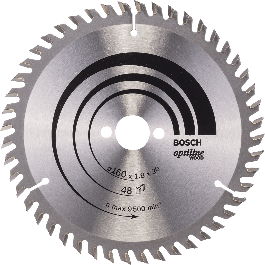 Optiline Wood 160 x 20/16 x 1,8 mm, 48