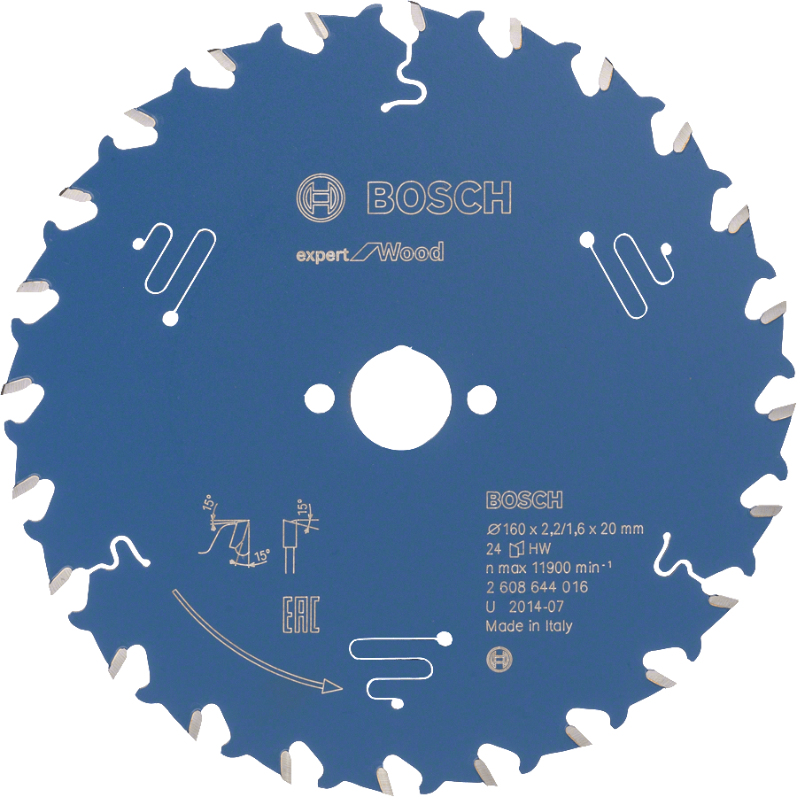 Expert for Wood 160 x 20 x 2,2 mm, 24