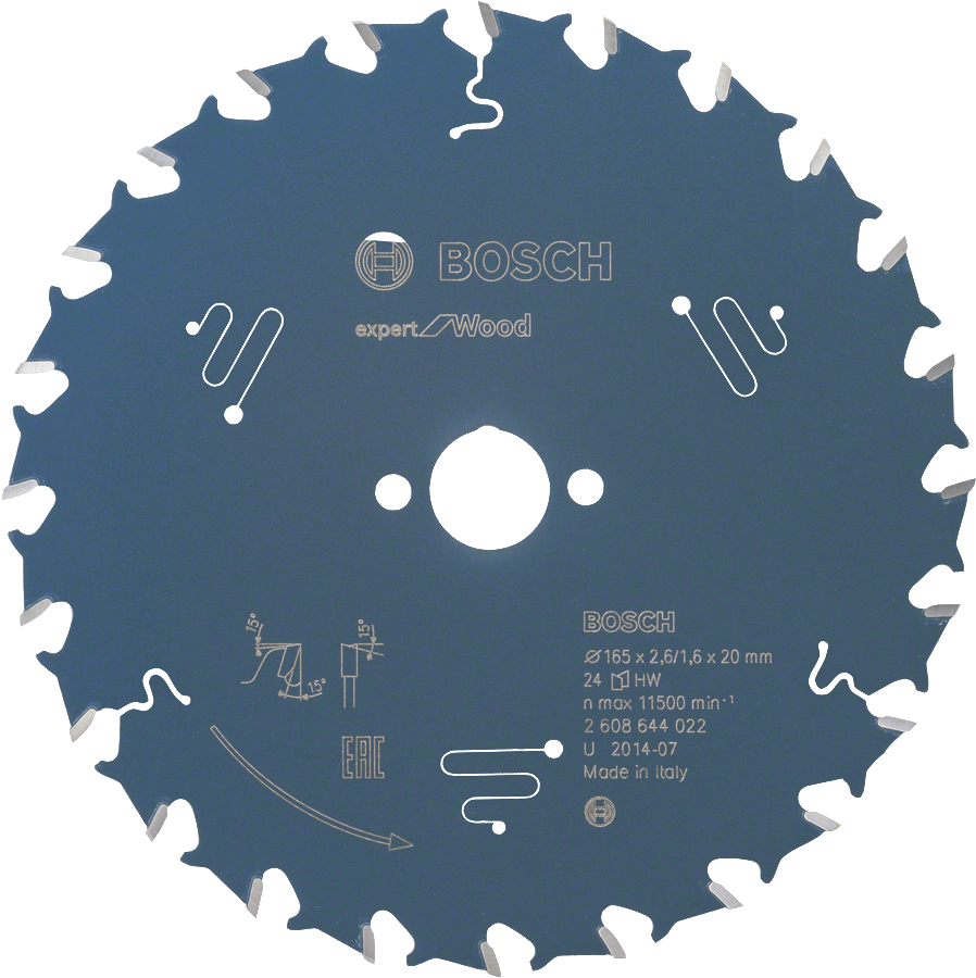 Expert for Wood 165 x 20 x 2,6 mm, 24