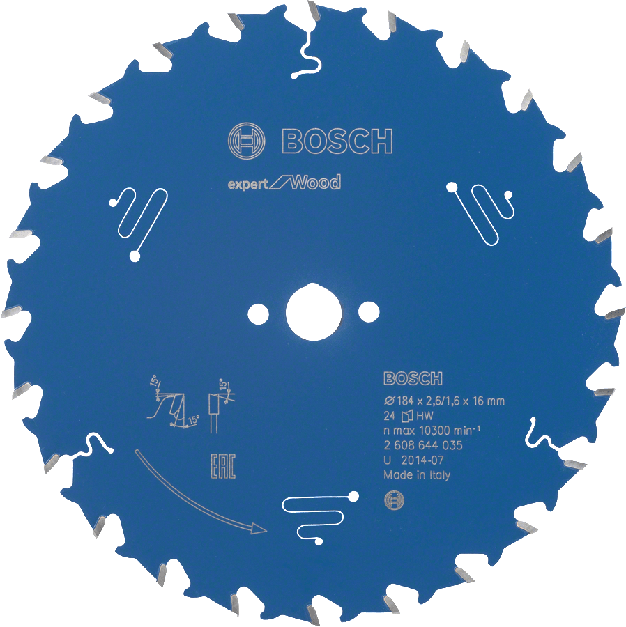 Expert for Wood 184 x 16 x 2,6 mm, 24